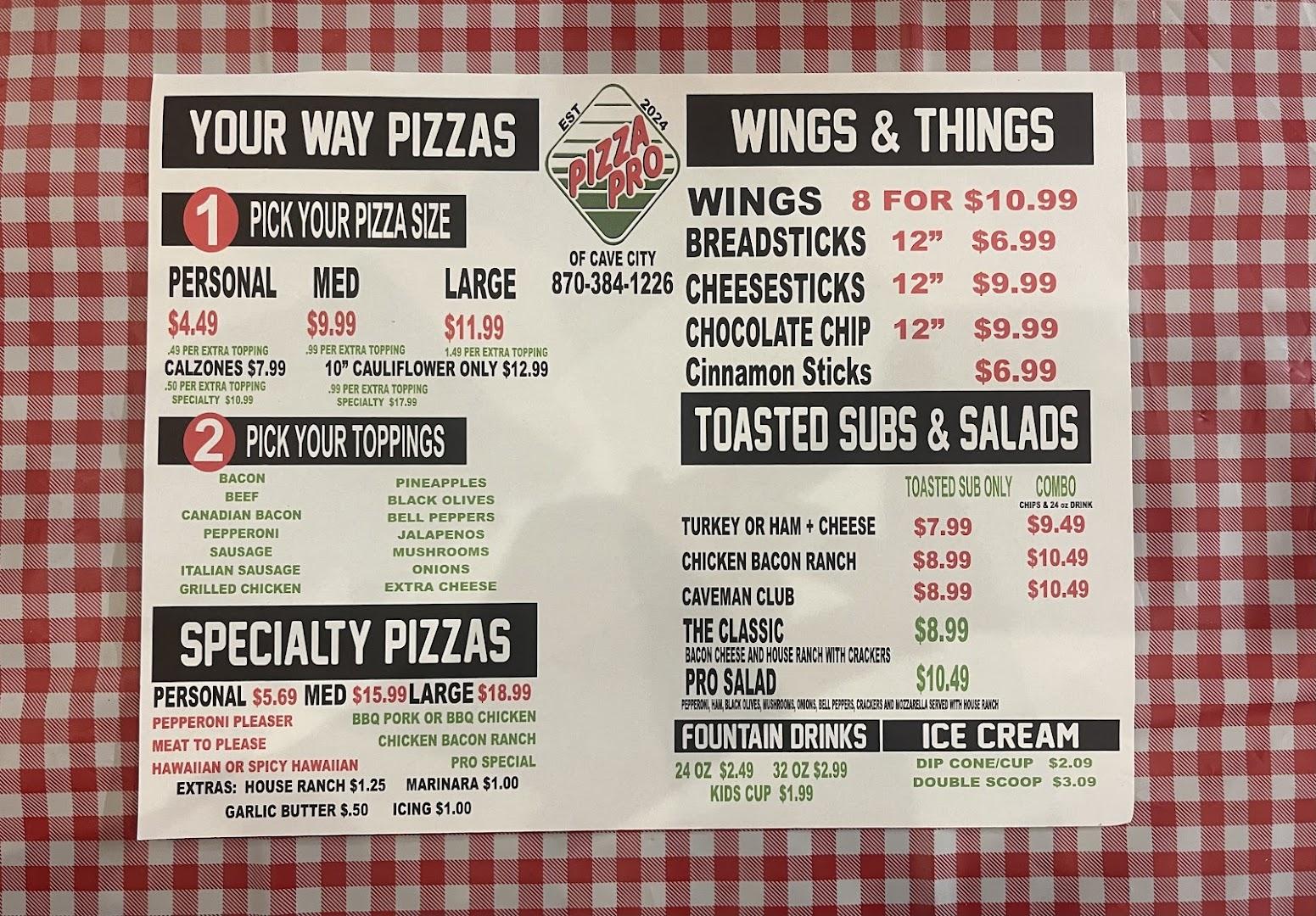 Pizza Pro of Cave City